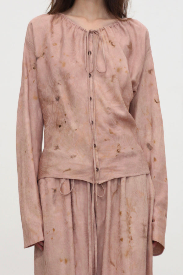 Mutedance 25 Autumn/Winter Button Drawstring Shirt Top Series Handmade Classic MD-MD25FW36-rose (MD25FW35)